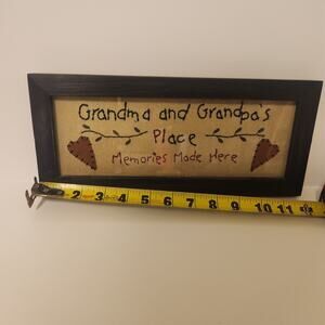 " Grandma & Grandpa's Place" 12x5.5 Sign